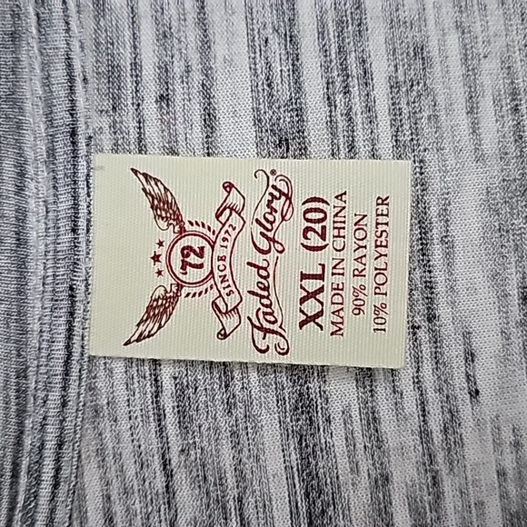 Faded Glory XXL 20 long sleeve shirt - Picture 2 of 4